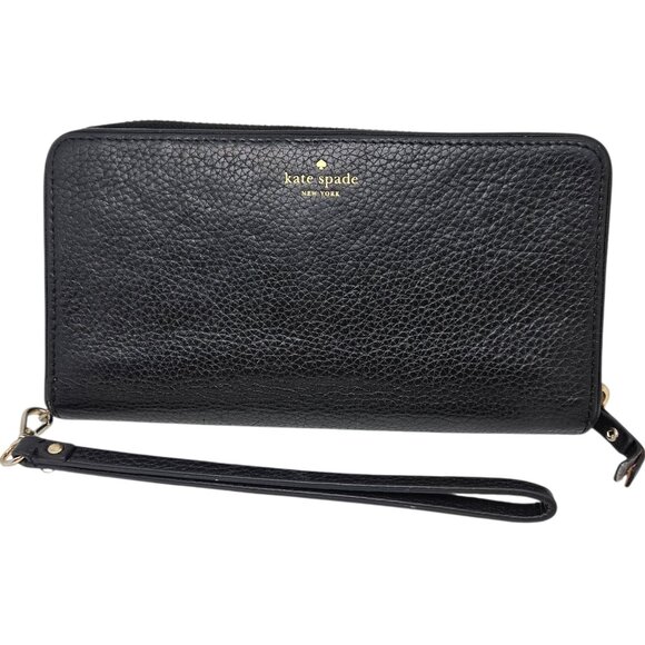 kate spade Handbags - Kate Spade Staci Large Colorblock Carryall Wallet Wristlet Black
